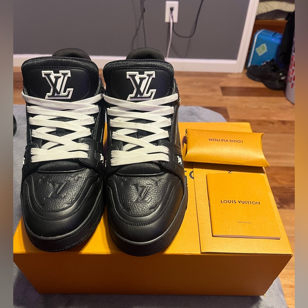 Authentic Louis Vuitton Black Trainers